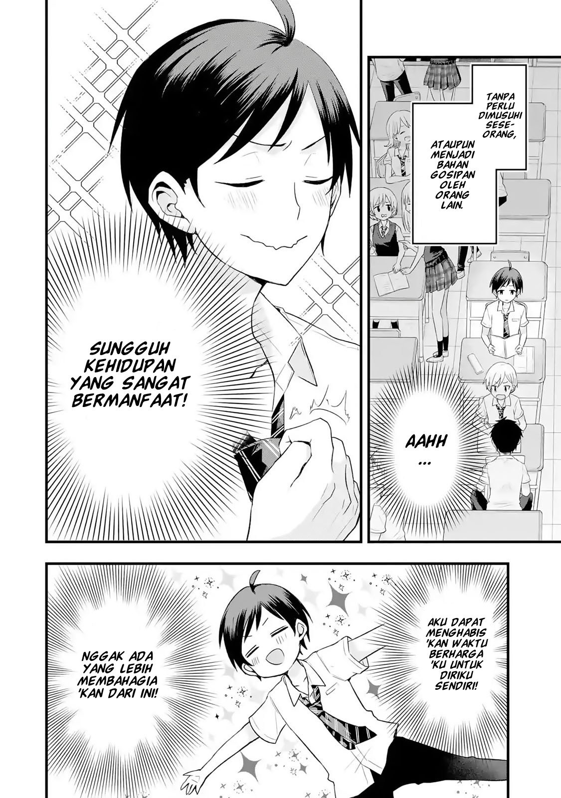 Tomodachi no Imouto ga Ore ni Dake Uzai Chapter 01.2 Bahasa Indonesia